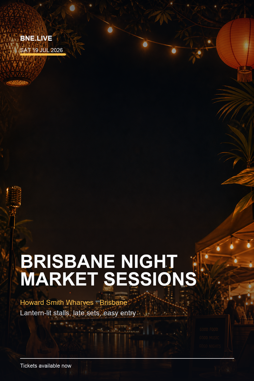 Brisbane Night Market Sessions